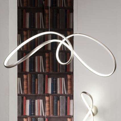 ONLI - Candeeiro suspenso LED INFINITY LED/50W/230V 4500K cromado mate