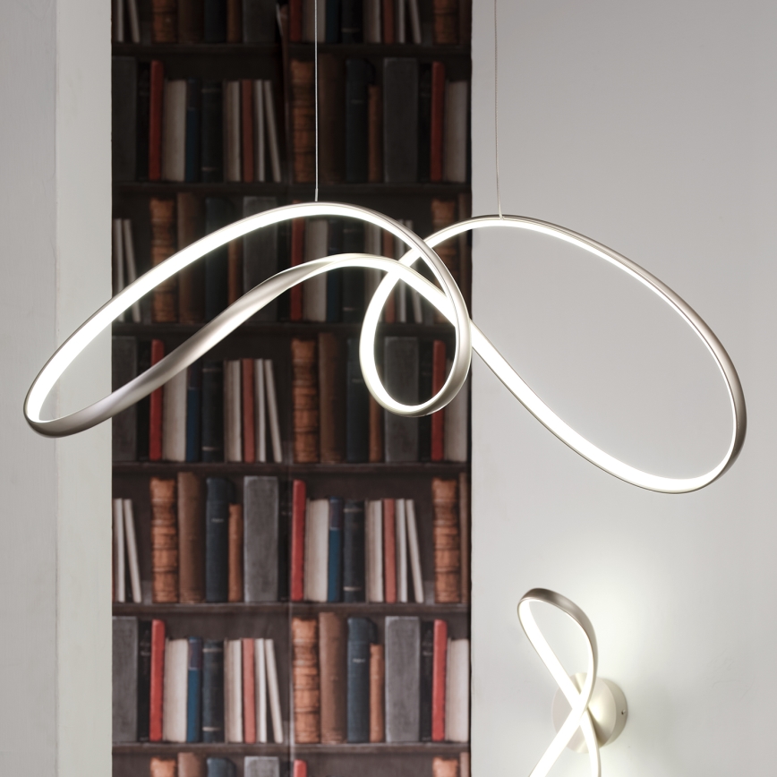 ONLI - Candeeiro suspenso LED INFINITY LED/50W/230V 4500K cromado mate