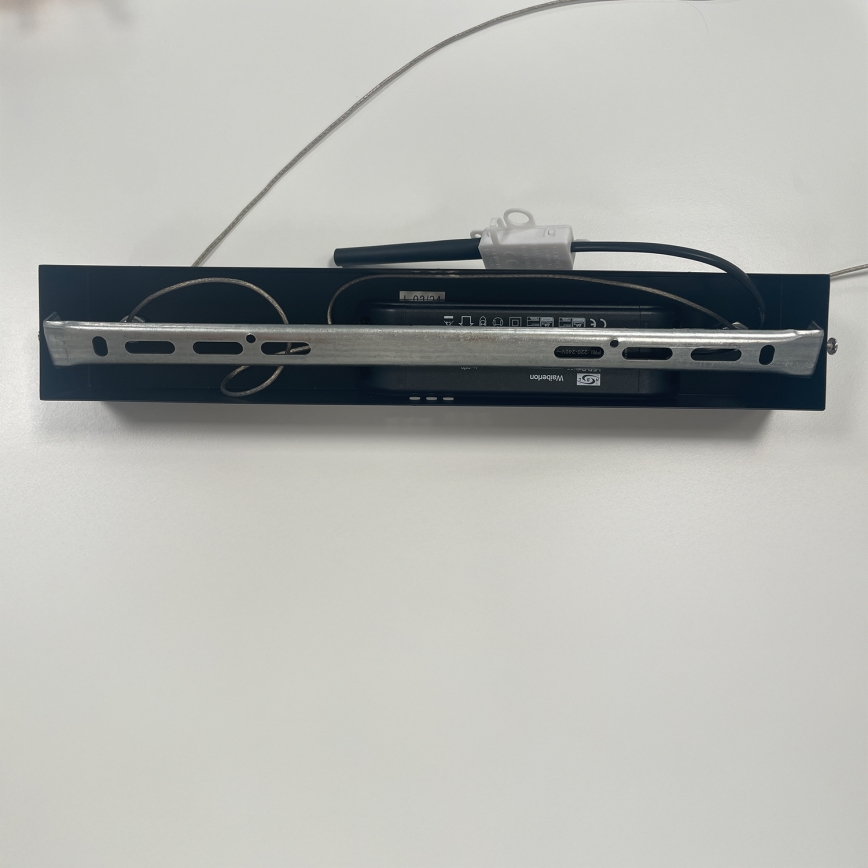 ONLI - Candeeiro suspenso LED ONDA LED/30W/230V 4000K preto