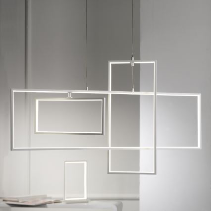 ONLI - Candeeiro suspenso LED SQUID LED/60W/230V 4000K branco