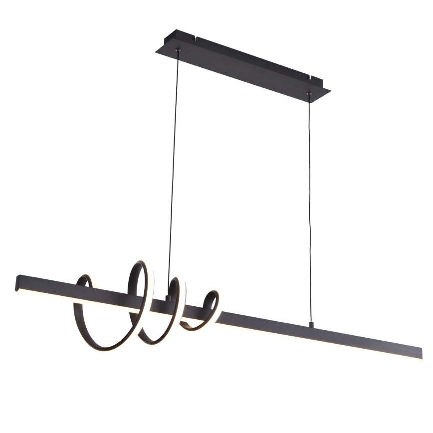 ONLI - Candeeiro suspenso LED SWING LED/30W/230V 4000K preto