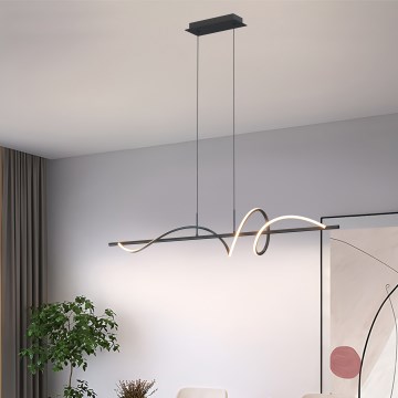ONLI - Candeeiro suspenso LED TWIST LED/30W/230V 4000K preto