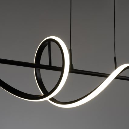 ONLI - Candeeiro suspenso LED TWIST LED/30W/230V 4000K preto