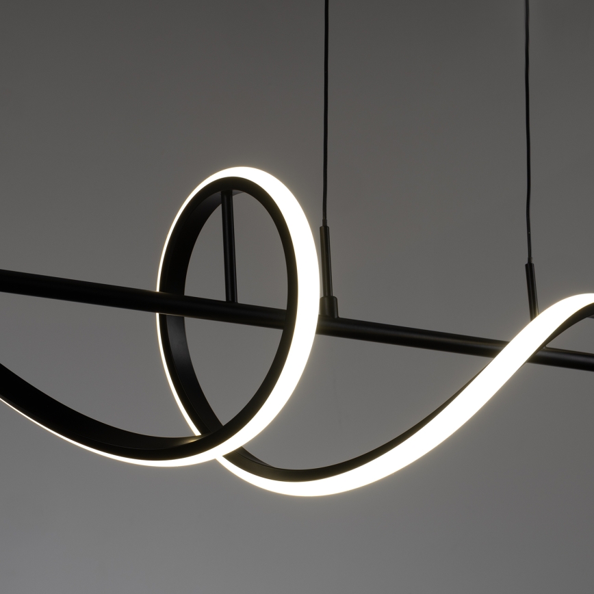 ONLI - Candeeiro suspenso LED TWIST LED/30W/230V 4000K preto