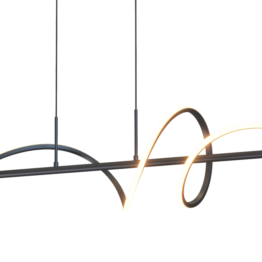 ONLI - Candeeiro suspenso LED TWIST LED/30W/230V 4000K preto