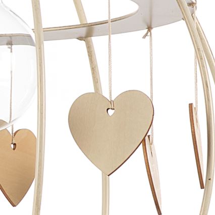 ONLI - Candeeiro suspenso LEONILDE 1xE27/15W/230V bege