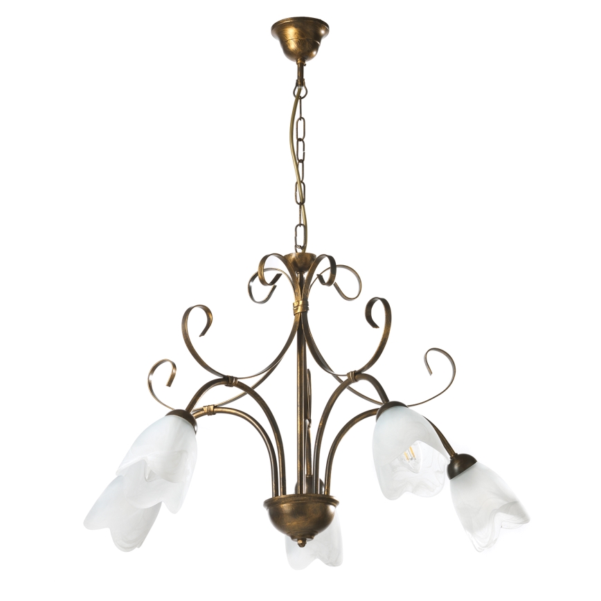 ONLI - Candeeiro suspenso ODINO 5xE14/6W/230V