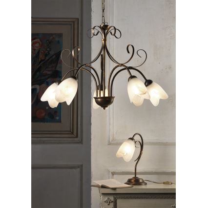 ONLI - Candeeiro suspenso ODINO 5xE14/6W/230V