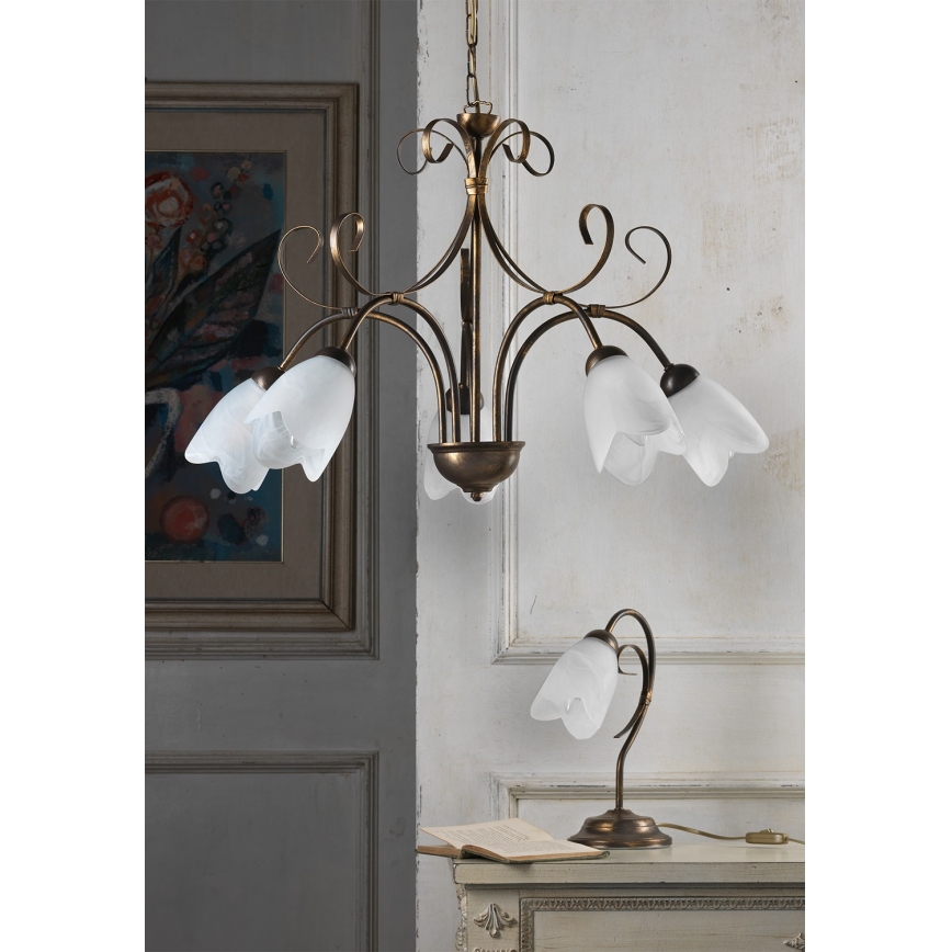 ONLI - Candeeiro suspenso ODINO 5xE14/6W/230V