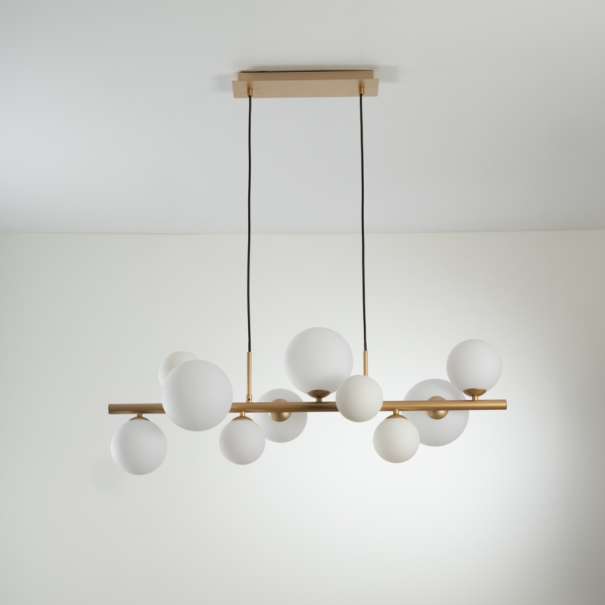 ONLI - Candeeiro suspenso PALOMA 10xG9/10W/230V dourado