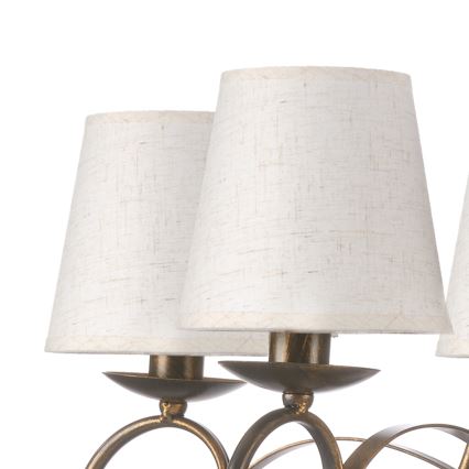 ONLI - Candeeiro suspenso POMPEI 5xE14/6W/230V bronze