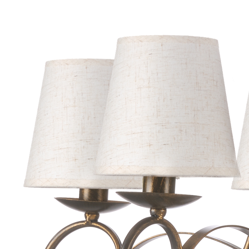 ONLI - Candeeiro suspenso POMPEI 5xE14/6W/230V bronze