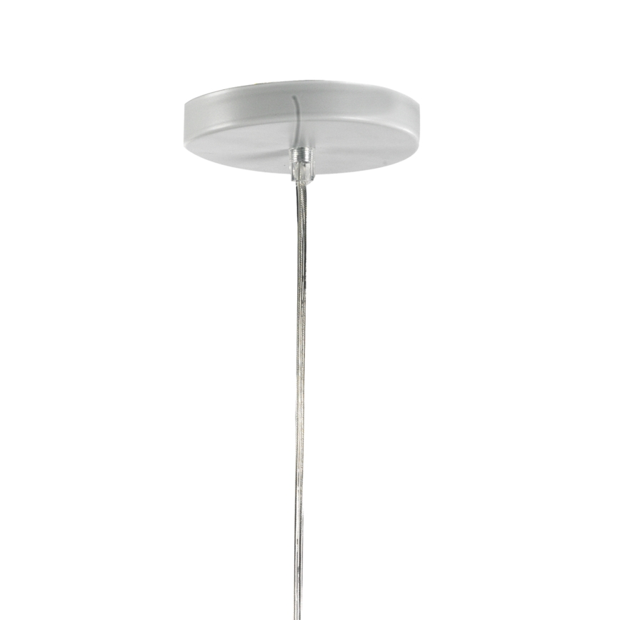 ONLI - Candeeiro suspenso RICKY 1xE27/15W/230V diâmetro 40 cm branco