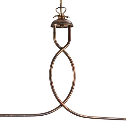 ONLI - Candeeiro suspenso ROSINA 2xE27/22W/230V bronze