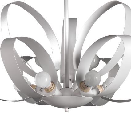 ONLI - Candeeiro suspenso SERENA 9xE14/6W/230V branco