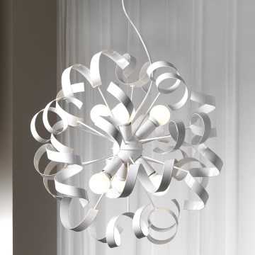 ONLI -  Candeeiro suspenso ZOE 6xE14/6W/230V branco