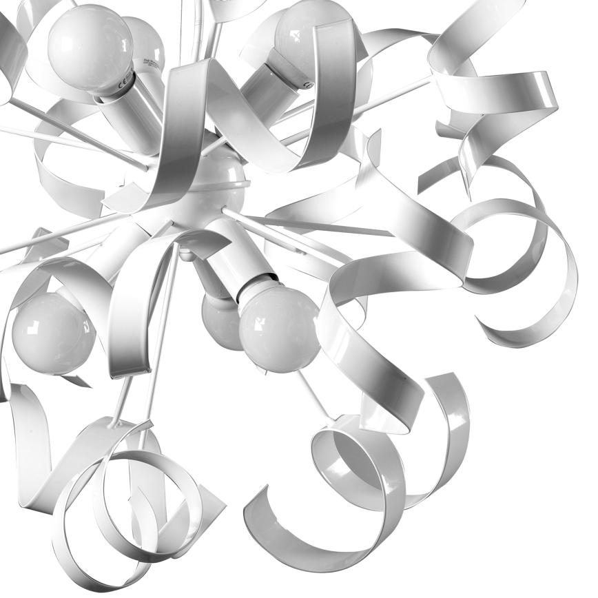 ONLI -  Candeeiro suspenso ZOE 6xE14/6W/230V branco