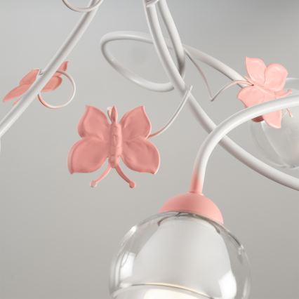 ONLI - Candelabro de criança BUTTERFLY 3xE14/6W/230V