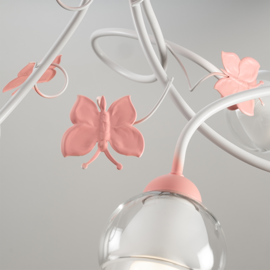 ONLI - Candelabro de criança BUTTERFLY 3xE14/6W/230V