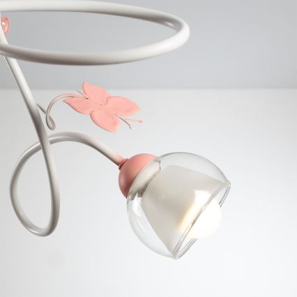 ONLI - Candelabro de criança BUTTERFLY 3xE14/6W/230V