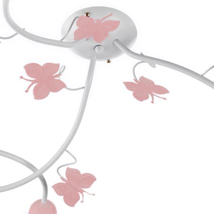 ONLI - Candelabro integrado de criança BUTTERFLY 3xE14/6W/230V