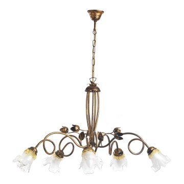 ONLI - Candelabro suspenso ARIANNA 5xE14/6W/230V