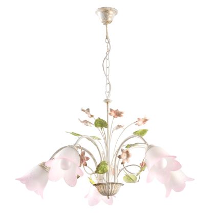 ONLI - Candelabro suspenso BOTTON DORO 5xE14/6W/230V