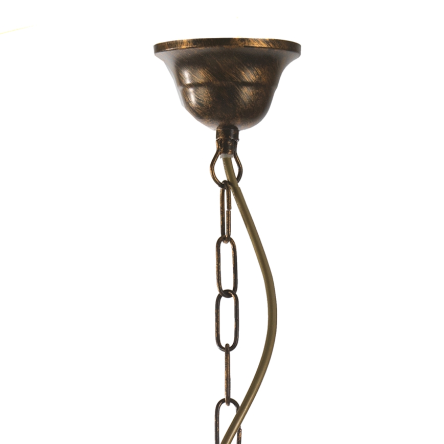 ONLI - Candelabro suspenso CONTESSA 1xE27/22W/230V bronze