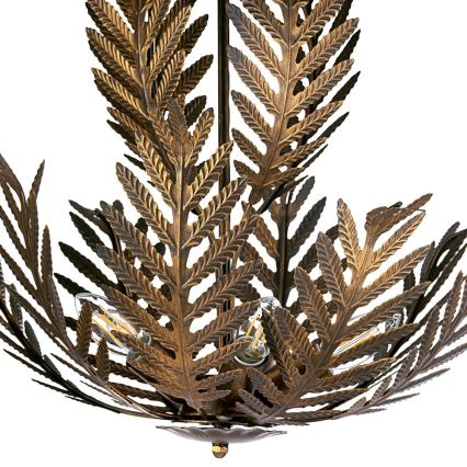 ONLI - Candelabro suspenso FELCE 5xE14/6W/230V bronze