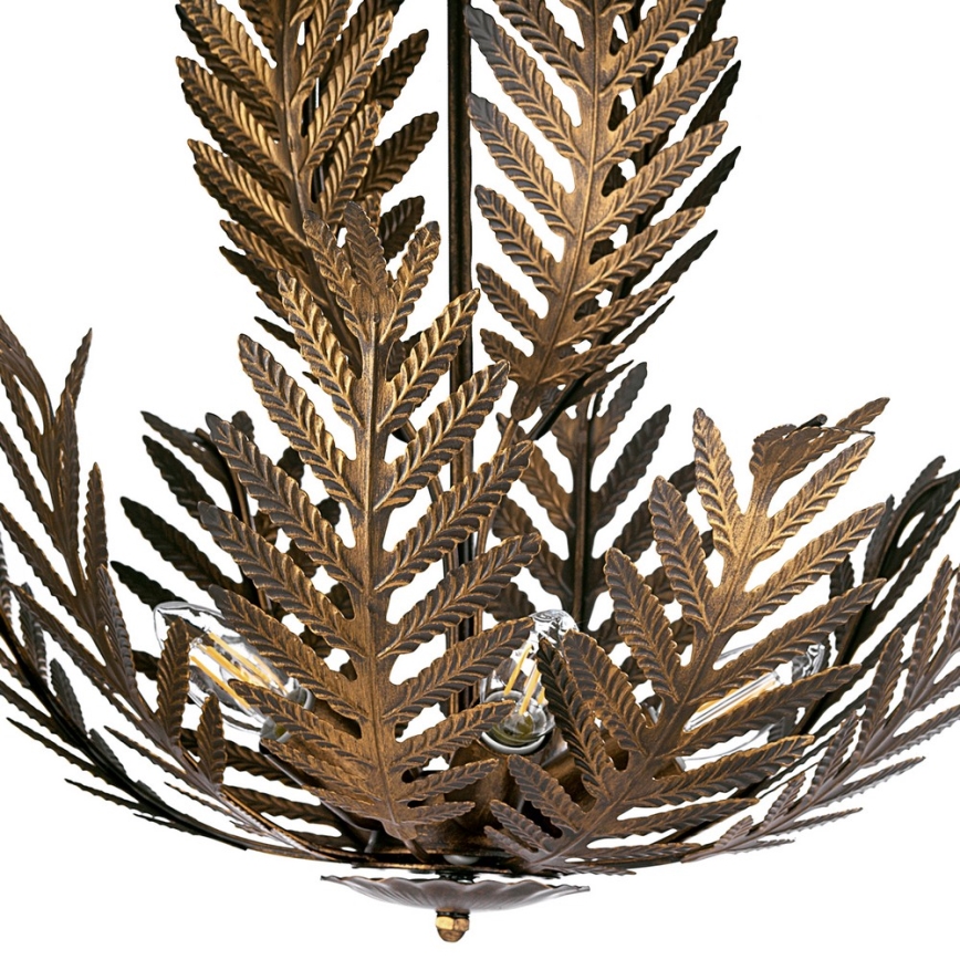 ONLI - Candelabro suspenso FELCE 5xE14/6W/230V bronze