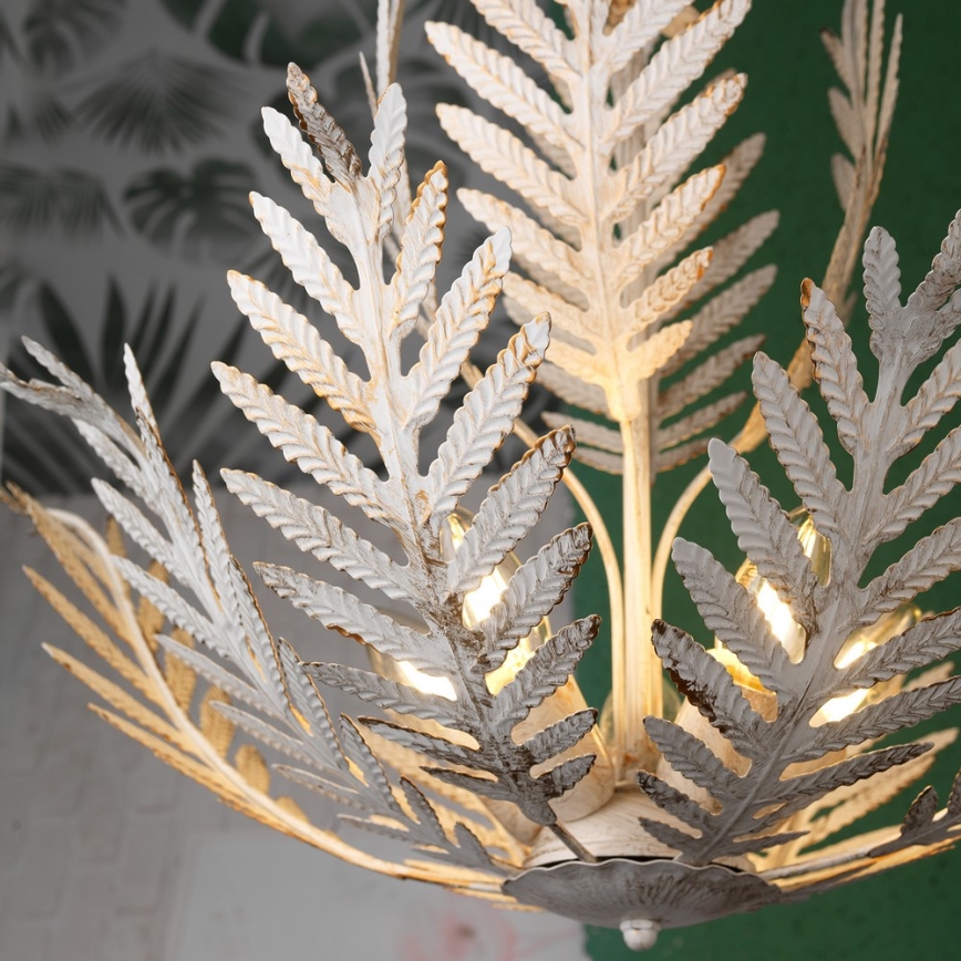 ONLI - Candelabro suspenso FELCE 5xE14/6W/230V creme