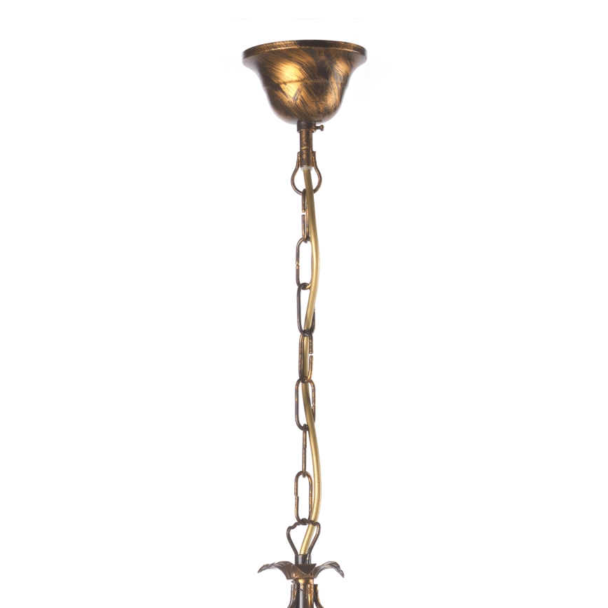 ONLI - Candelabro suspenso KAREN 5xE14/6W/230V bronze
