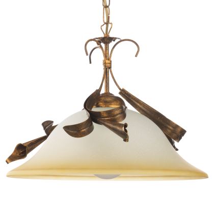 ONLI - Candelabro suspenso LUCREZIA 1xE27/22W/230V bronze