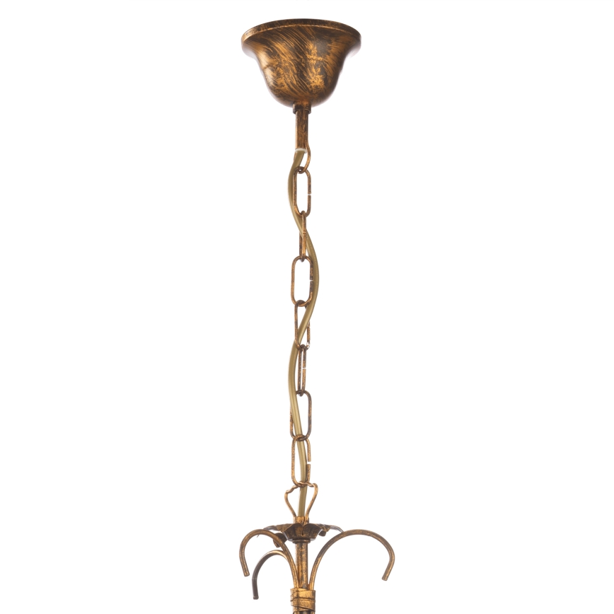 ONLI - Candelabro suspenso LUCREZIA 1xE27/22W/230V bronze
