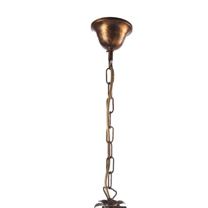 ONLI - Candelabro suspenso LUCREZIA 3xE14/6W/230V bronze