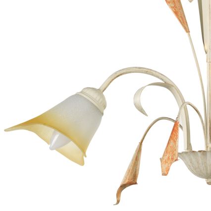 ONLI - Candelabro suspenso LUCREZIA 3xE14/6W/230V creme
