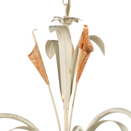 ONLI - Candelabro suspenso LUCREZIA 3xE14/6W/230V creme
