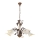 ONLI - Candelabro suspenso LUCREZIA 5xE14/6W/230V bronze