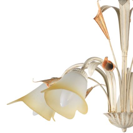 ONLI - Candelabro suspenso LUCREZIA 5xE14/6W/230V creme