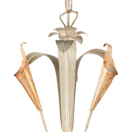 ONLI - Candelabro suspenso LUCREZIA 5xE14/6W/230V creme