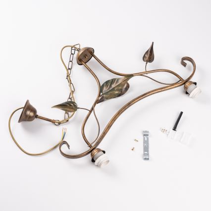 ONLI - Candelabro suspenso MIRANDA 2xE27/22W/230V