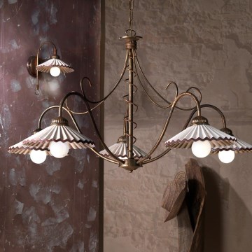 ONLI - Candelabro suspenso ROSINA 5xE14/6W/230V