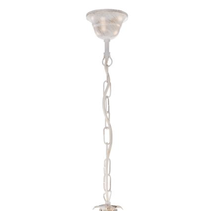ONLI - Candelabro suspenso TERESA 5xE14/6W/230V branco
