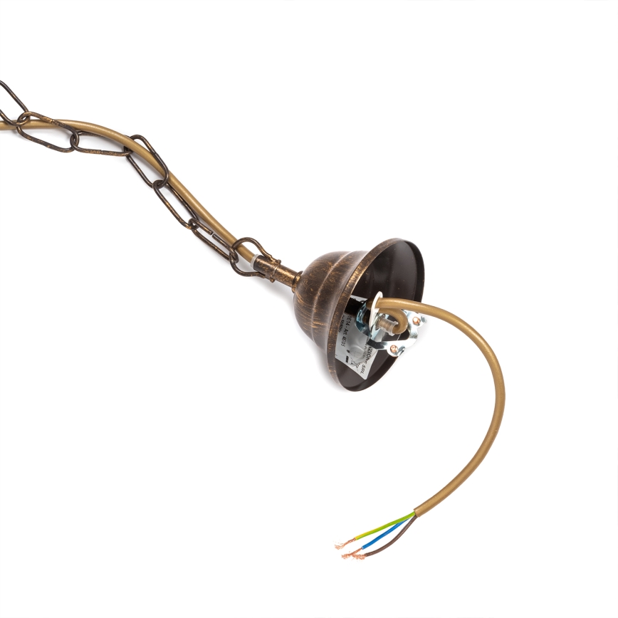 ONLI - Candelabro suspenso TERESA 5xE14/6W/230V bronze