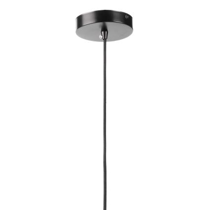 ONLI - Candelabro suspenso YONG 1xE27/22W/230V preto diâmetro 46 cm