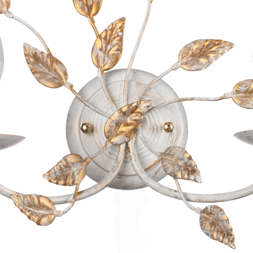 ONLI - Iluminação de parede COLLANA 1xE14/6W/230V branco/dourado