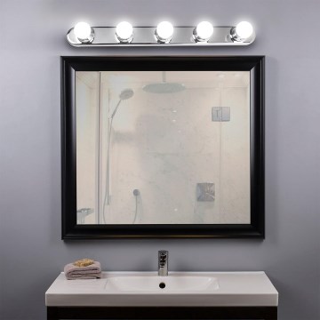 ONLI - Iluminação de parede HOLLYWOOD 5xE14/6W/230V cromado brilhante