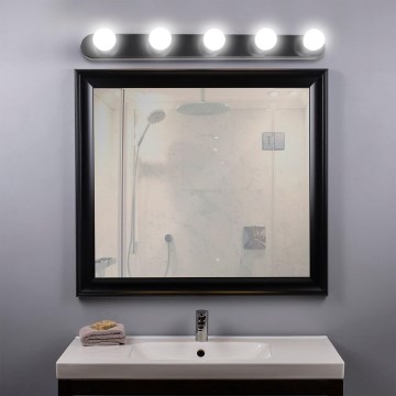 ONLI - Iluminação de parede HOLLYWOOD 5xE14/6W/230V preto