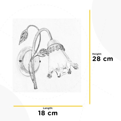 ONLI - Iluminação de parede LANCIA 1xE14/6W/230V