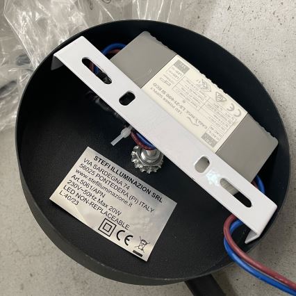 ONLI - Iluminação de parede LED TWIST LED/6W/230V 4000K preto